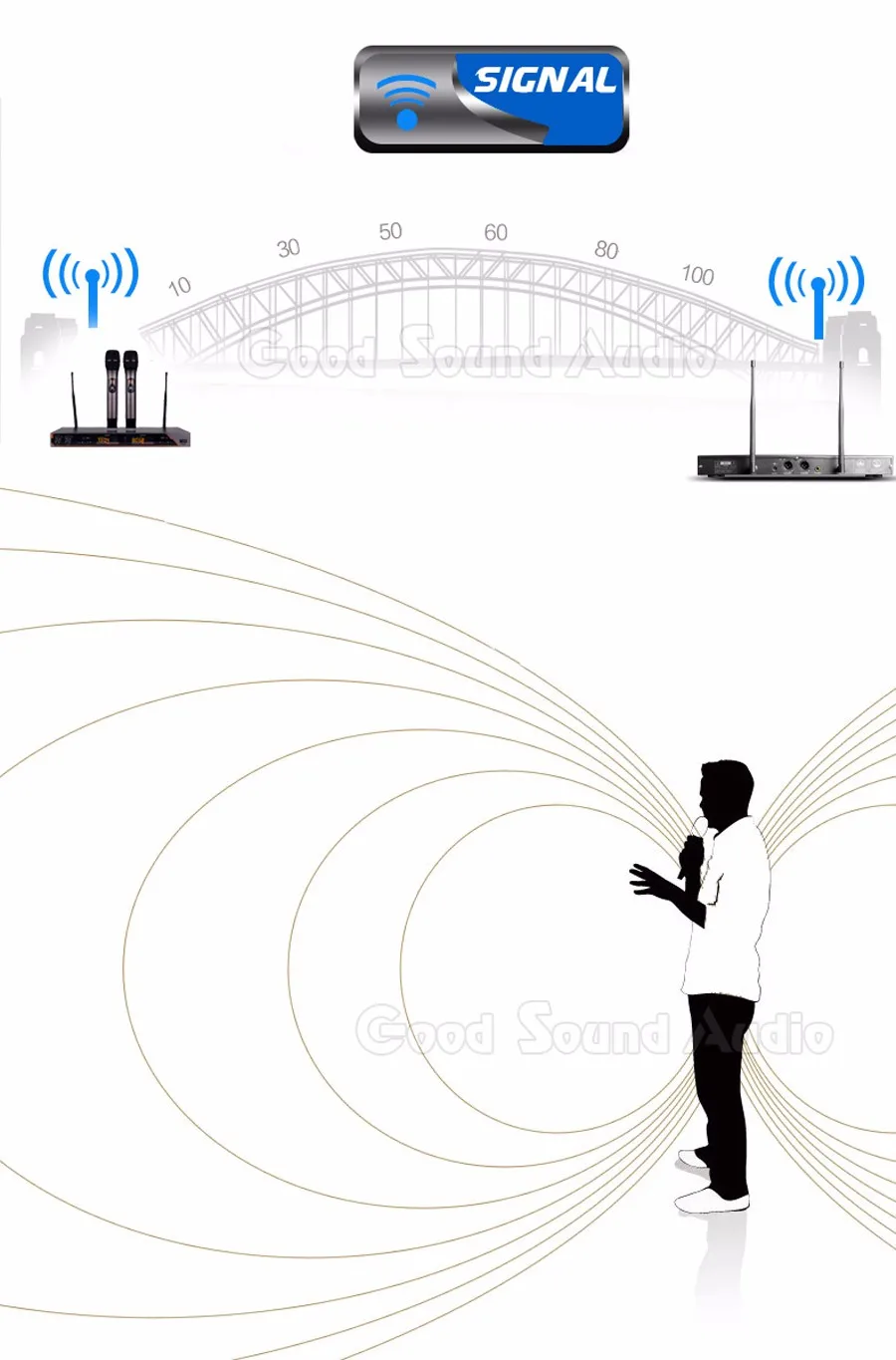 UR6S Профессиональный UHF караоке беспроводной микрофон Система 2 канала беспроводной ручной микрофон Микрофон для сцены речи KTV 80 м расстояние