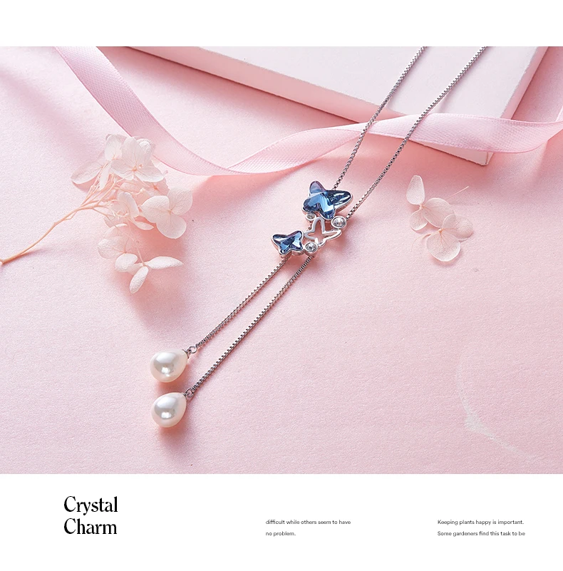 butterfly necklace crystal (8)