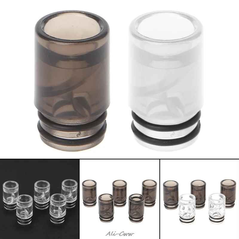 

5Pcs/Lot Inner Spiral Design 510 Drip Tip Plastic Mouthpiece For E-Cig Atomizer