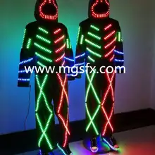 Новинка, светодиодный костюм, танцевальная одежда с подсветкой, костюмы с роботом, светодиодный костюм