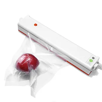 

110V/220V 50Hz Food Vacuum Sealer EU/UK/US Plug Packaging Machine Film Sealer Vacuum Packer With 10 Pcs Vacuum Seal Ring Bags