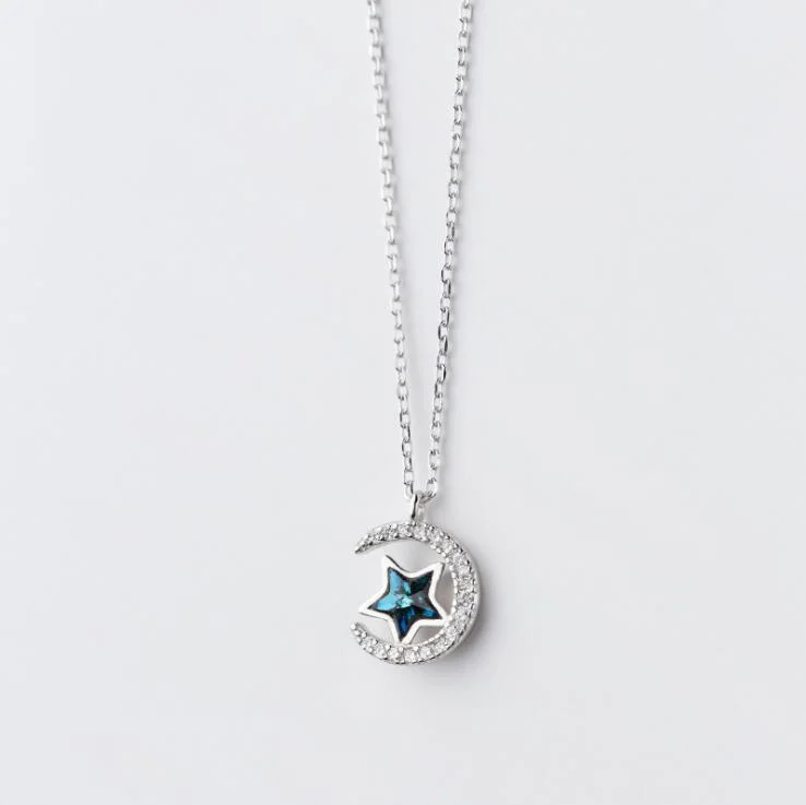 

Moon&Star Fashion Silver Pendants Necklaces 925 Sterling Silver Pendants Necklaces