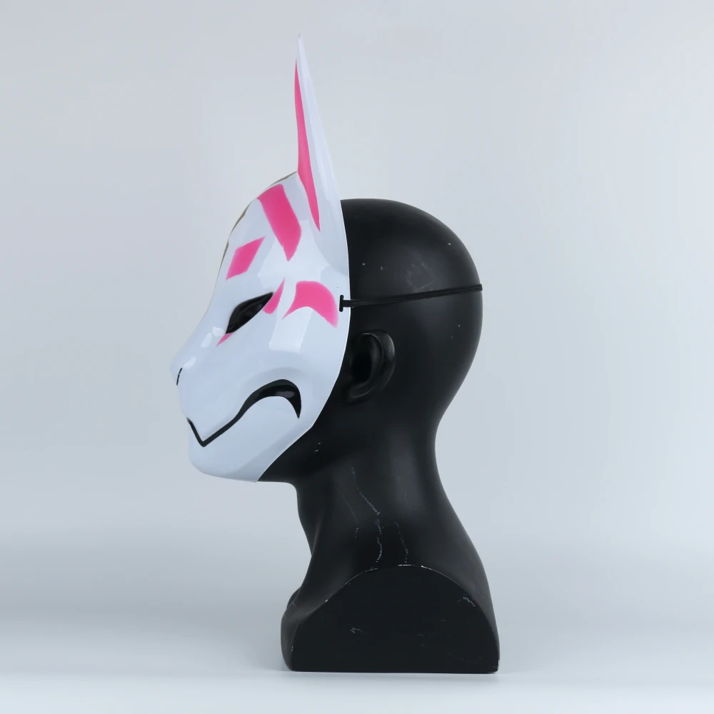 Game Drift Mask Fox kitsune Animal Full Head Mask Adult Unisex Masquerade Helmet Props Party Halloween Fancy Dress (6)