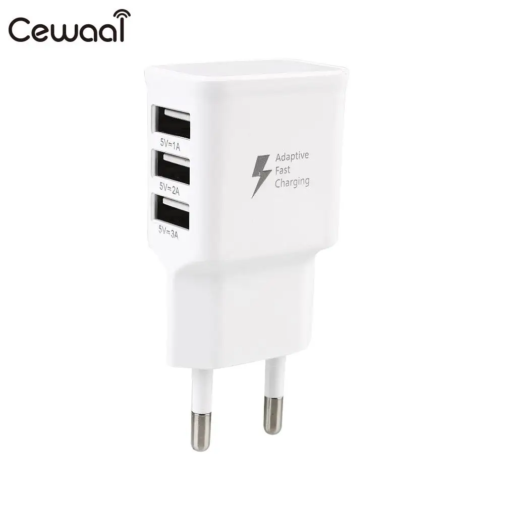 

EU Plug Wall Charger USB Charger Adapter Travel Charging Station Power Supply Compact Portable