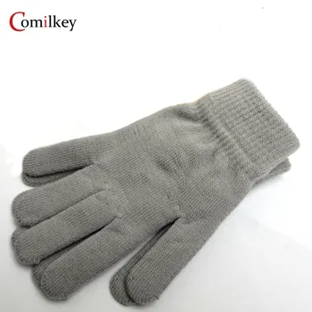 

Women Winter vogue knitted full finger thickened warm gloves riding female knitted mittens