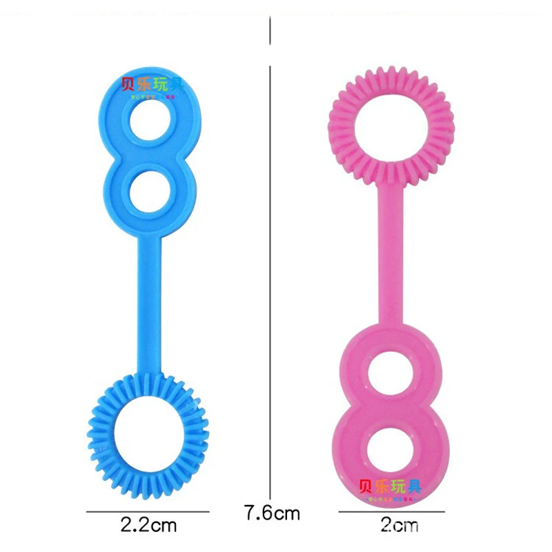 100 шт 7,6 см Пластиковый мыльный пузырь машина Дуя пузыри концентрат палочка Детские игрушки игра на открытом воздухе