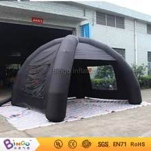 4 м/13 футов черные тенты для мероприятий палатка-паук с 2 прозрачные, для окон игрушки палатки для продажи