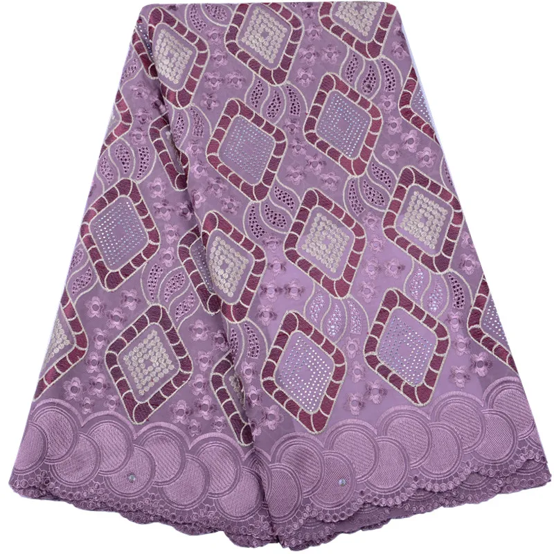 

White African Dry Lace Fabrics High Quality Cotton Lace Fabric Swiss Voile Lace Stones Swiss Voile Lace In Switzerland Y1527