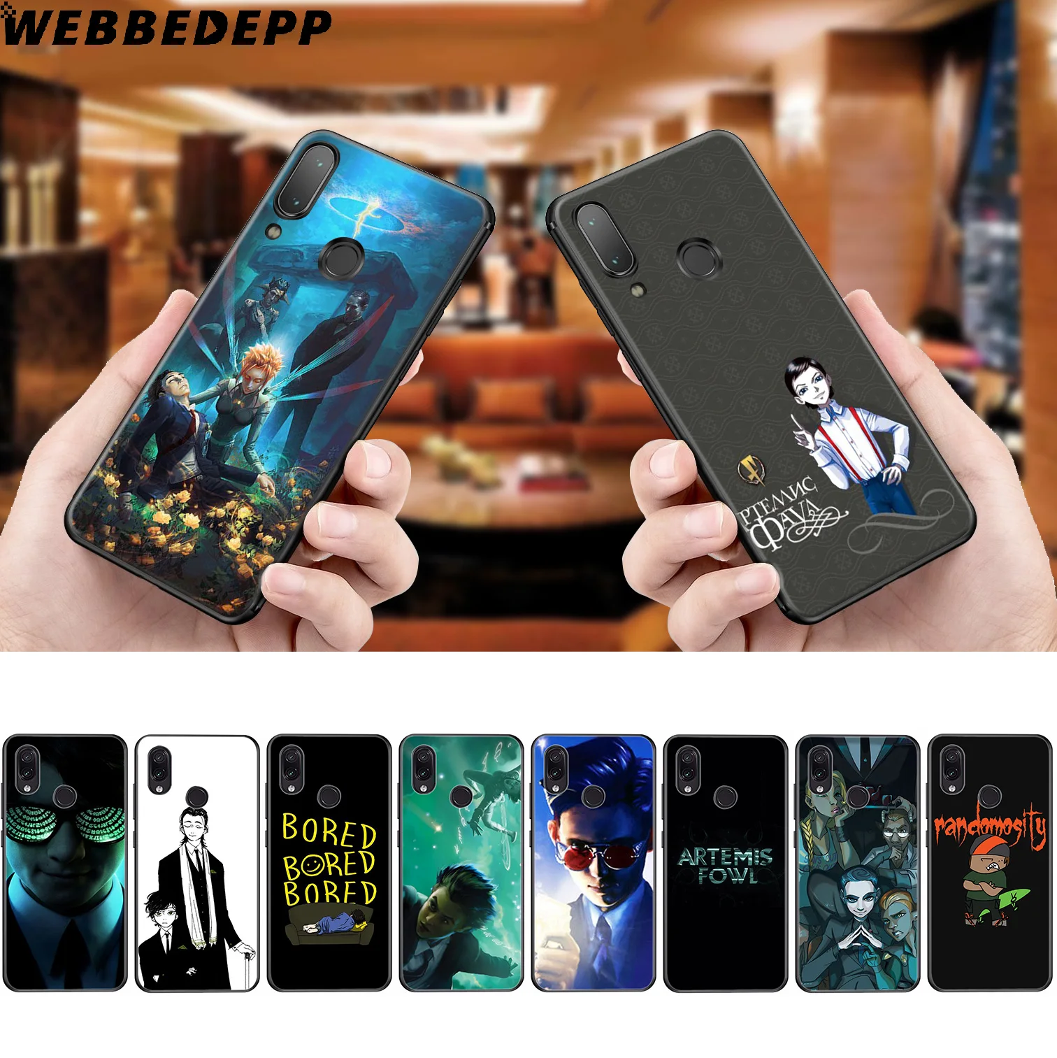 WEBBEDEPP Artemis Fowl Soft Case for Xiaomi Redmi K20 7A 4A 4X 5 5A 6 6A S2 Note 8 4 7 Pro Plus Prime |
