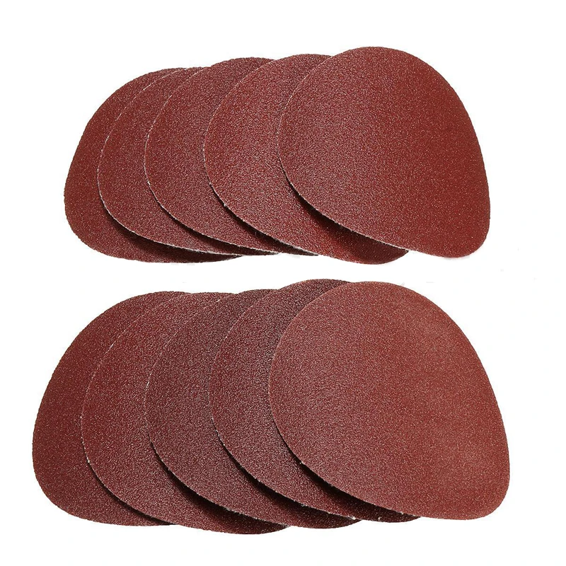 DWZ 10pcs 3inch 75mm New Round Sanding Discs Polishing Pad Sander Paper Set 80-3000Grit