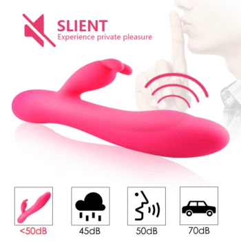 16 Speeds Strong Dildo Rabbit Vibrator Clitoris Stimulator G-spot Massager Sex Toy For Women Female USB Rechargeable Masturbator 5