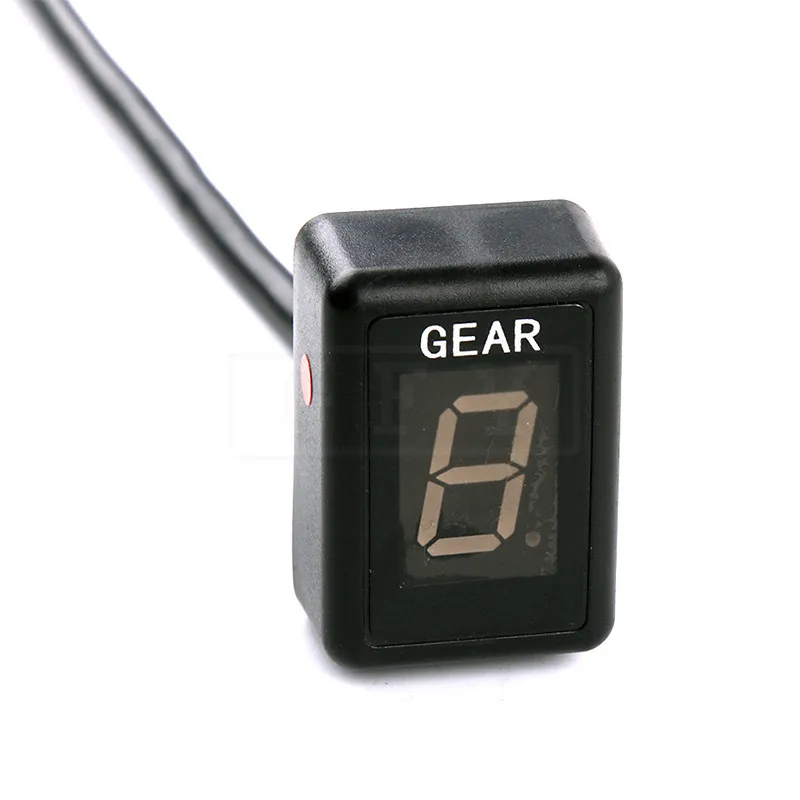Motorcycle LCD Electronics 6 Speed 1 6 Level Gear Indicator Digital