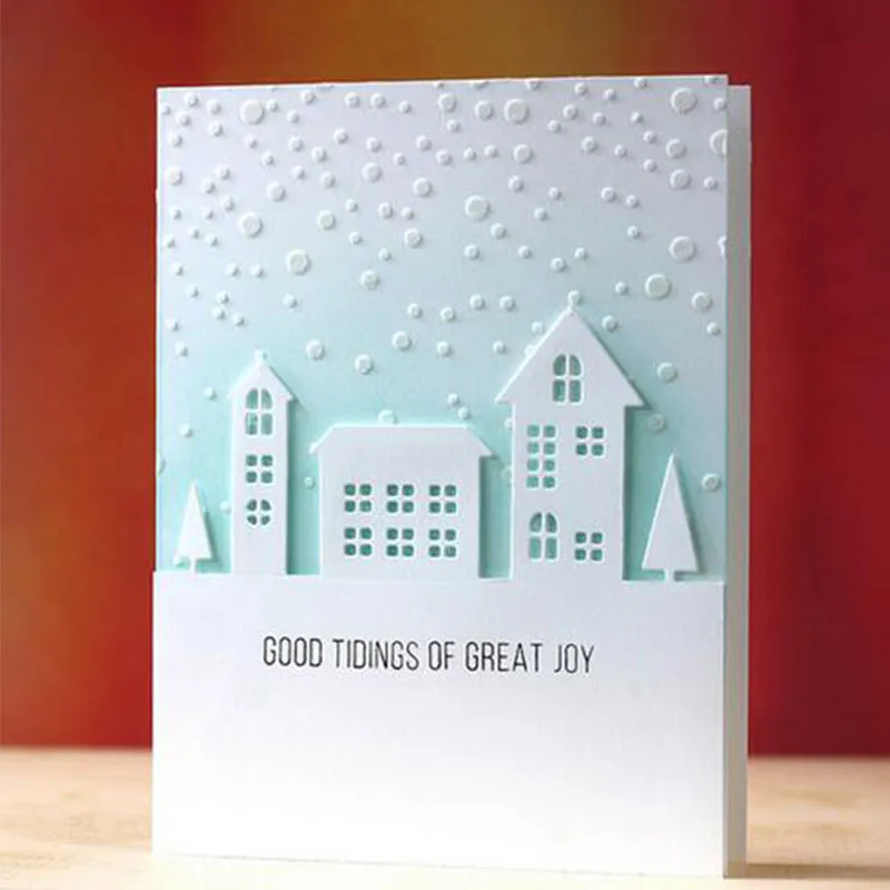 

Winter Falling Snow Plastic Stencil For DIY Scrapbooking Decorative Embossing Suit Paper Card Die Cutting Template Drawing Sheet