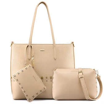 

LOVEVOOK handbag women shoulder crossbody bag female messenger bags ladies composite bag with large capacity purse 3 set 2018