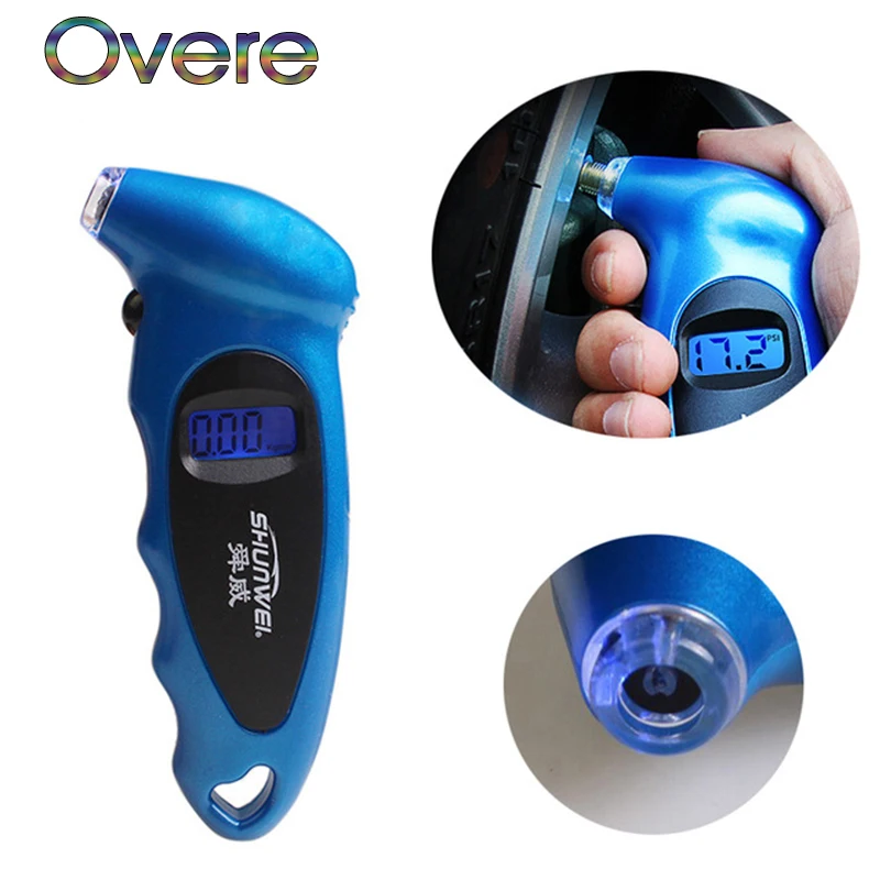 Overe 1PC Auto Car Digital tire pressure gauge Display For Renault Megane 3 Duster Captur Chevrolet Cruze Aveo Captiva Lacetti | Автомобили
