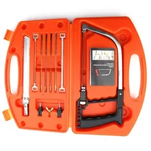 New 8 in 1/11 in 1 Universal Mental Hacksaw DIY Hand Saw for Wood Woodworking Saws Set Kit Multi Purpose Hobby Tool