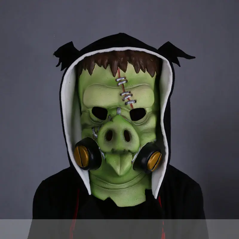 New Overwatch Roadhog Cosplay Mask Halloween Fancy Ball Helmet Prop Collection5