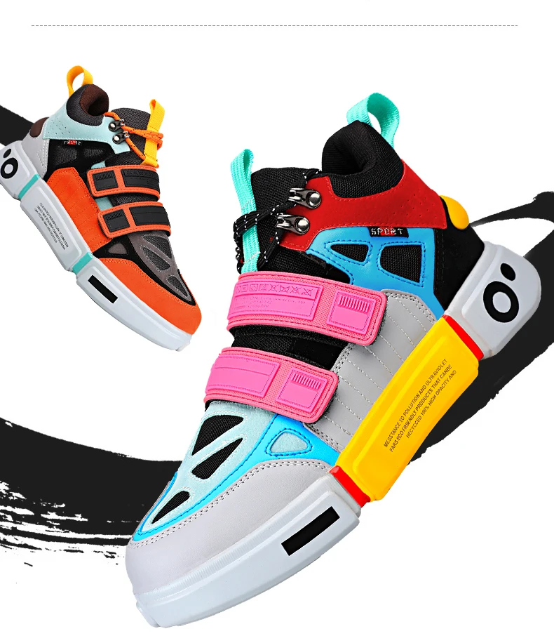 Мужская обувь для скейтбординга; высокие кроссовки; дышащая Уличная обувь в стиле ретро; спортивная обувь; прогулочная обувь для пар; chaussure homme