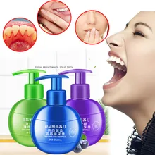 Новая мода удаление пятен отбеливающая зубная паста борьба кровотечение десны зубная паста Прямая