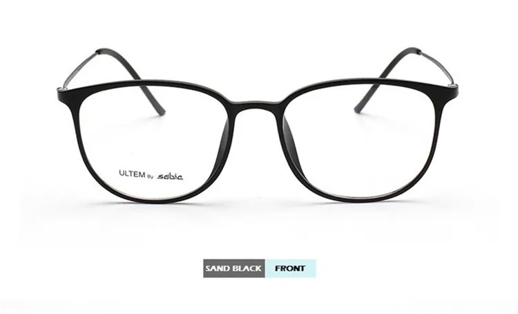 Chashma lunette de vue femme, модные круглые очки ULTEM, мужские оптические оправы, ретро очки, светильник, оправы для женщин