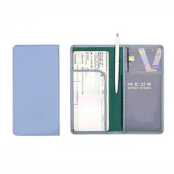 Новый Повседневное заграничный паспорт Чехол из искусственной кожи держатели кредитных карт ID Мягкие Длинные Стиль файл мешок кошелек
