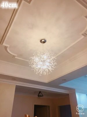 LuKLoy Лофт светодиодный подвесной светильник Современный Люстра Одуванчик кристалл гостиная спальня магазин светодиодный светильник
