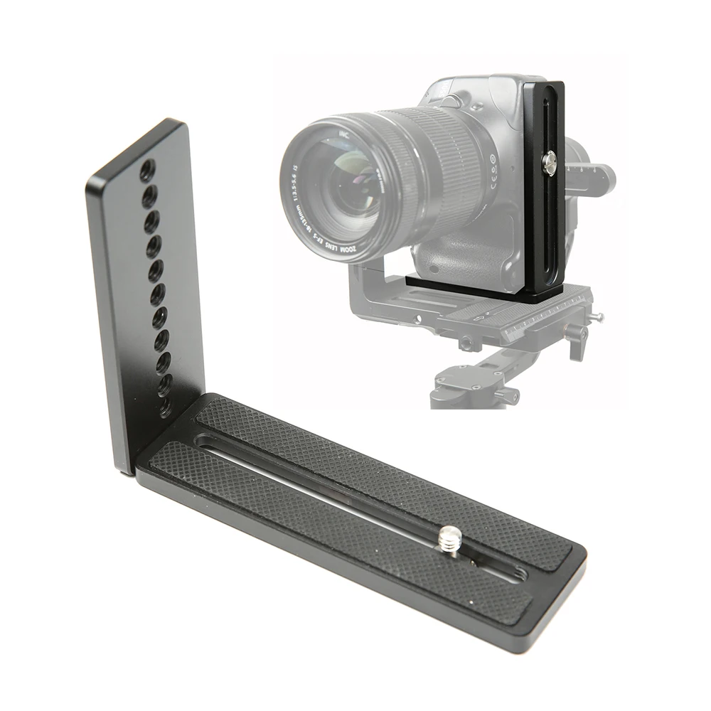 Camera Vertical Shoot Quick Release L Plate Bracket Support Video for Canon Nikon Pentax Fujifilm Dji Ronin S zhiyun Crane2 v2 |
