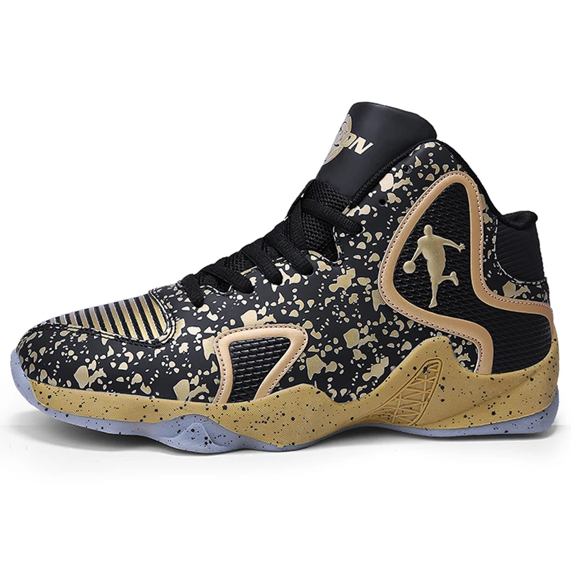 

Size 37-45 Men Basketball Shoes Outdoor Sport Cushion Sneakers High Top Athletic Ankle Boots Lace-up Anti-slip Lebron Baloncesto