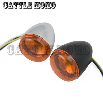 

Motorcycle Fron Turn Signals Lights With mount Brackets For Harley Sportster XL 883 1200 Nightster Super Low 1992-2017 Turn ligh