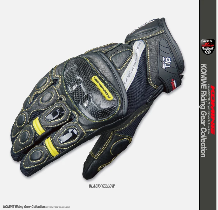 Мотоциклетные Перчатки moto Komine GK 160 защита из углеродного волокна сетчатые