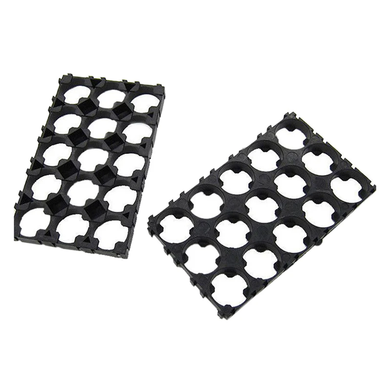 

10Pcs 3x5 Cell Spacer 18650 Battery Radiating Shell Pack Plastic Heat Holder For DIY