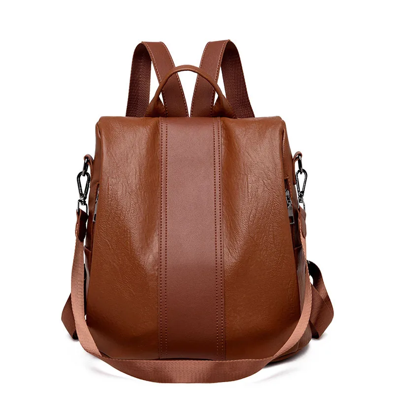 

2018 Fashion Women Backpack High Quality Youth Leather Backpacks For Teenage Girls School Shoulder Bag Bagpack Mochila