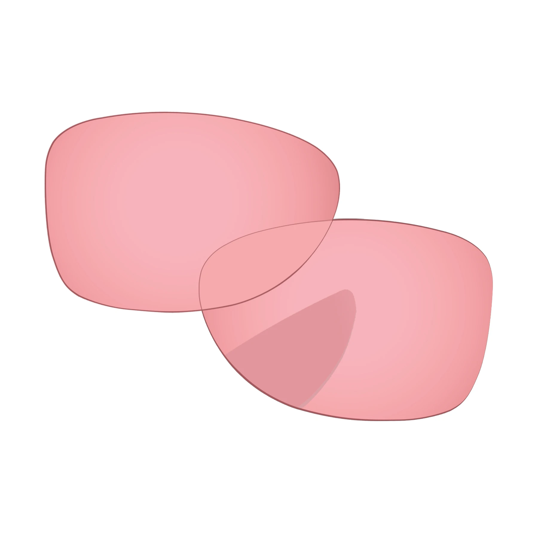 Papaviva кристально-розовые Сменные линзы для отправки 2 солнцезащитные очки в оправе UVA и UVB Защита