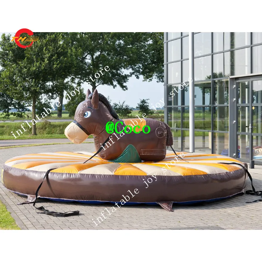 free shipping to door,5m 17ft Hot sale Inflatable Rodeo Bull