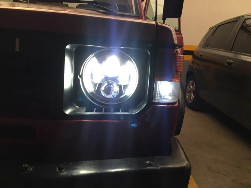 Yait для Nissan Patrol Y60 7 дюймов 60 Вт светодиодный фонарь для Jeep Wrangler JK CJ TJ LJ Hummer H1 H2 светодиодный проектор дальнего света