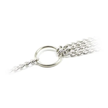 Metal Chain Crotch Open Thong 4