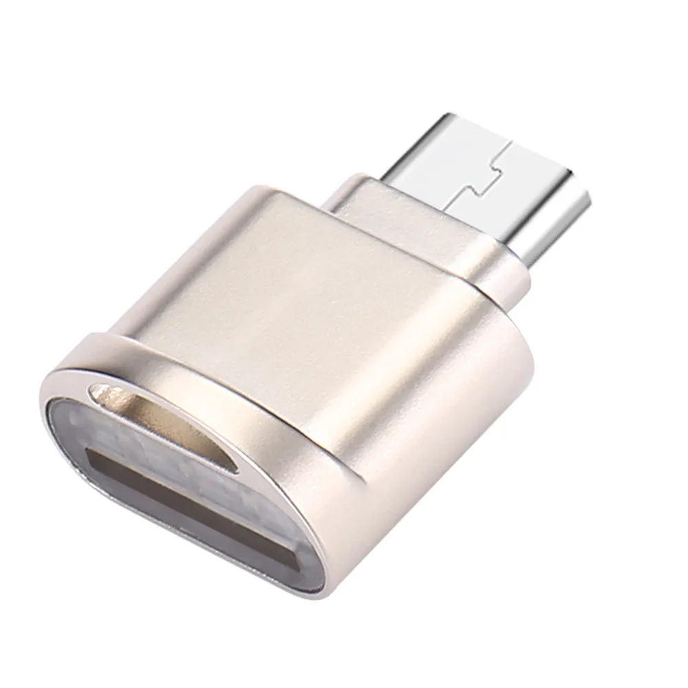 Сплав USB 3,1 Мирко USB Micro SD TF считыватель карт OTG адаптер для Android телефонов 4,19