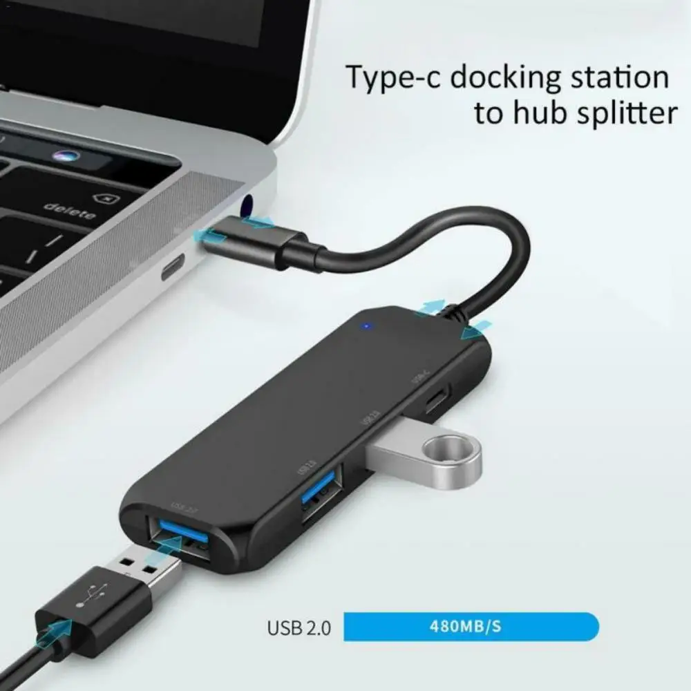 SATA кабель-адаптер type C для USB-C 4K USB 2,0 4 в 1 HubExternal конвертер и Кабель USB 3,0-SATA III конвертер