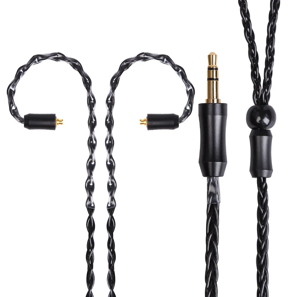 FDBRO MMCX 2Pin A2DC посеребренный кабель для наушников разъем 2 5/3 5/4 4 мм сбалансированный