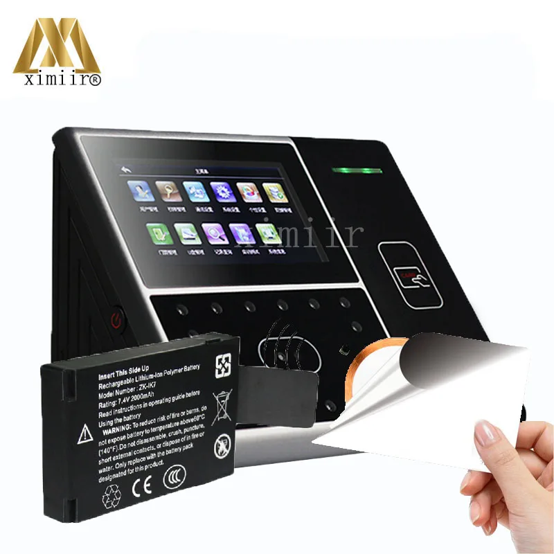 

ZK Iface301 TCP/IP Biometric Face And MF IC Card Time Attendance System 500 Users Facial Access Control With Backup Battery