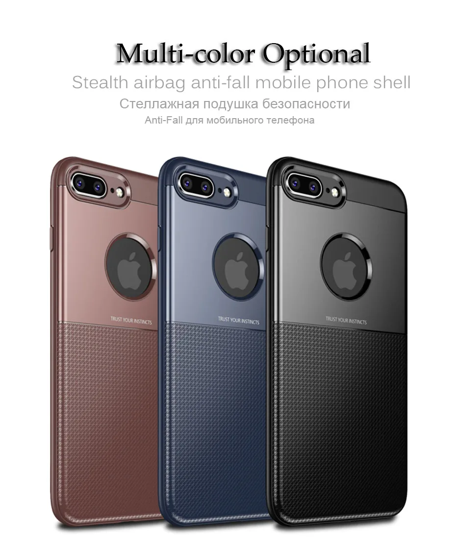 MOUSEMI Phone Cases For iPhone 6 6s Silicone Cover Hard TPU Back Cover Luxury Soft Protective Case, For iPhone 6 8 7 Plus X Case (10)