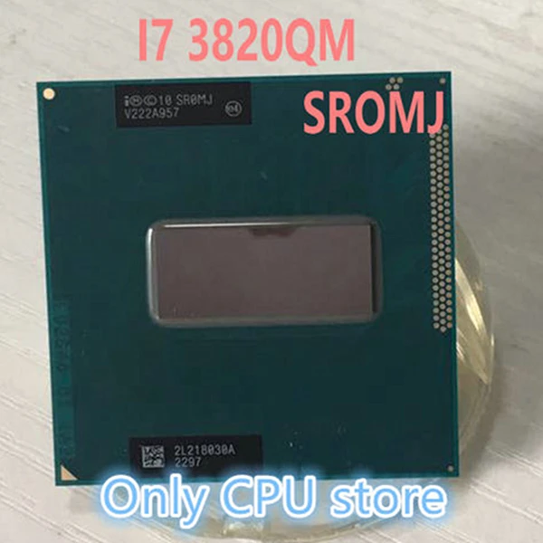 

Free shipping new central processor SR0MJ i7-3820QM Core i7 Mobile CPU i7 3820QM Laptop CPU 8MB PGA 2.7GHz to 3.7GHz SROM