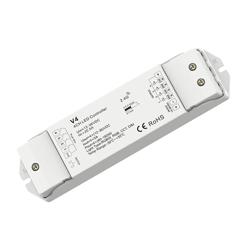 Led RGB/RGBW полосы Управление 2 4G RT4 Беспроводной на дистанционном управлении с V4 4