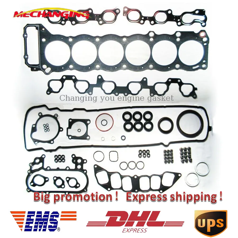 

For TOYOTA LANDCRUISER LX450 24V 1FZFE FZJ100 Full Set Auto Parts Engine Parts Engine Gasket 04111-66054 50137900