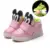 Crianças calçados casuais com luz LED lighted esporte meninos meninas sneakers 2017 outono inverno dos desenhos animados sapatos botas de moda luminosa