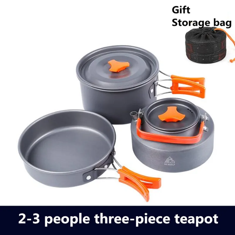 Outdoor picnic cooker utensils camping pot wild waerte high quality cookware camping tool 2-3 person Wild Cooking Set Tools Outdoor picnic cooker utensils camping pot wild waerte high quality cookware camping tool 2-3 person Wild Cooking Set Tools