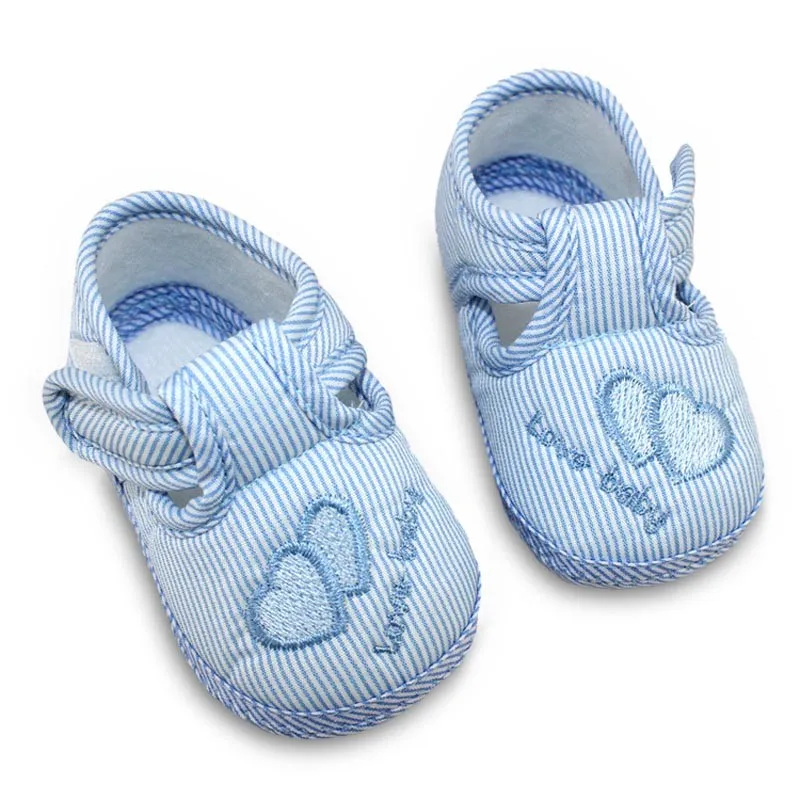 Хлопок прекрасный детская обувь малышей Мужская мягкой подошвой Нескользящая 0-12 месяцев Дети младенческой обуви 3 вида цветов