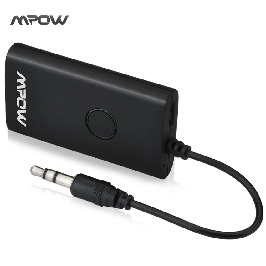 MBT17 Mpow Streambot Pro Portable Black Wireless Bluetooth Transmitter Music Streaming 3.5mm