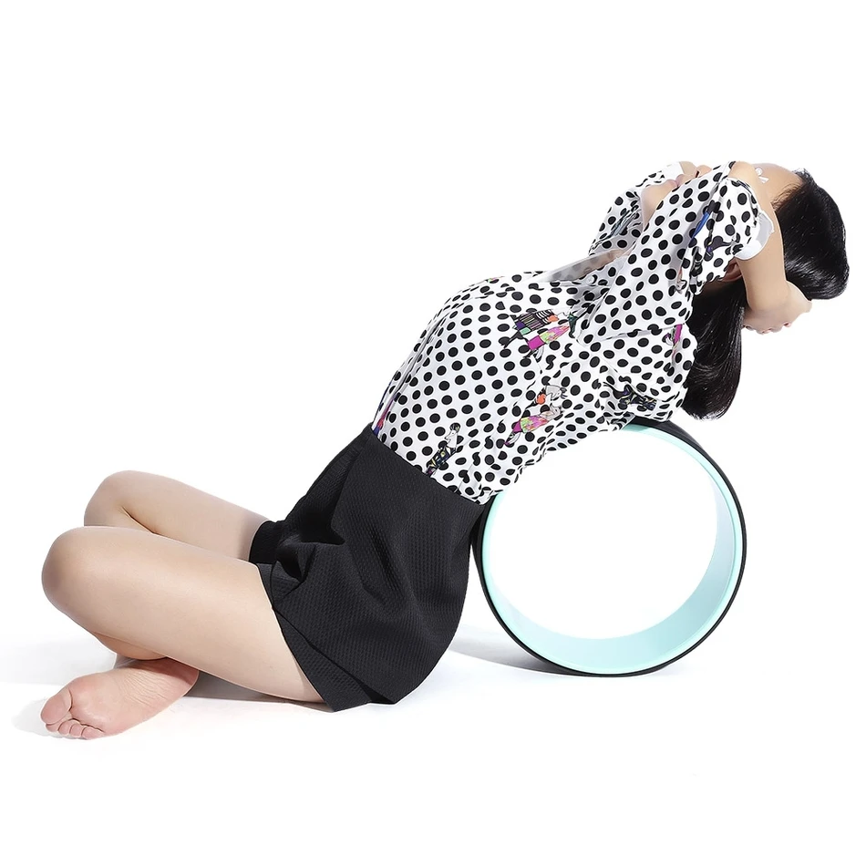 

Pilates Yoga Wheel Gym Workout Back Training Tool for Waist Shape Bodybuilding