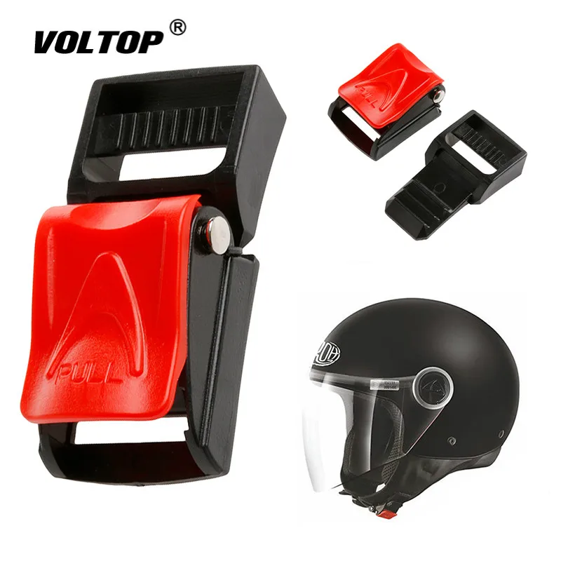 

Motorcycle Black Helmets Speed Clip Seat Belt Pad Seatbelt Cover Buckle Chin Strap Quick Release Buckle